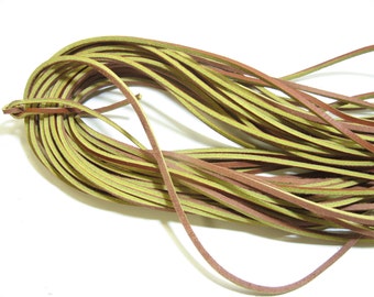 Rawhide Leather Laces 1/8" x 45"  Rust