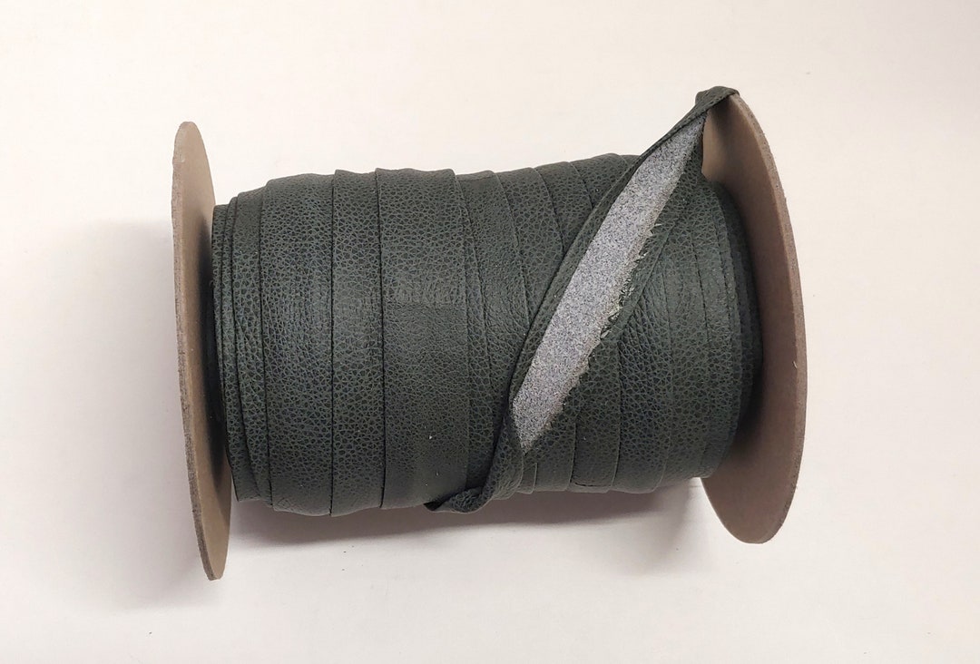 1 Wide Open Fold Genuine Leather Binding in Greystone Etsy