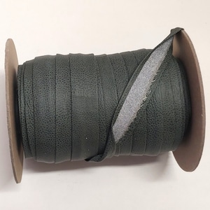 1&quot; wide Open Fold Genuine Leather Binding in Greystone ( 2 YDS) 3069XDE edge binding