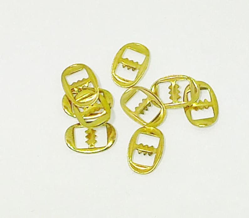 14 6mm GiltGold Buckles Decorative arts and crafts; shoe making; scrapbooking; delicate buckles