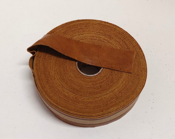 1 Wide Open Fold Genuine Leather Binding in London Tan 2 YDS 3069XDC Edge Binding Etsy Canada