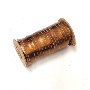 1/4&quot; Flat, Cowhide Leather Lacing in Bronze (10 YDS) 0250NDD leather jewelry cord; DIY; dream catchers; leather crafts