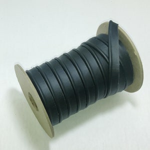 1/2&quot; Cord Piping Black2 3277XVDAY Leatherette; faux leather; vegan leather;