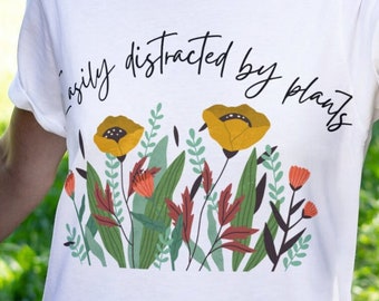 Plantastic! Easily distracted by plants shirt, funny plant lady shirt, gardening shirt, funny gardening shirt, funny plant shirt, graphictee