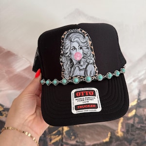 Dolly Parton Trucker Hat, Custom Trucker Hat, Woman&#39;s Trucker Hat