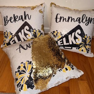 Personalized Customized Sequin Pillow