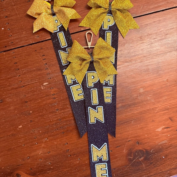 Cheer Pin Ribbons Cheer Pins - Etsy
