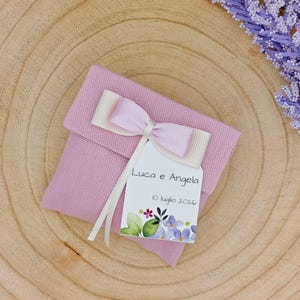 Sacchetti Porta Confetti Fai da Te Matrimonio Personalizzati, Sacchetti Bomboniera Cresima Comunione Battesimo Nascita, TAG