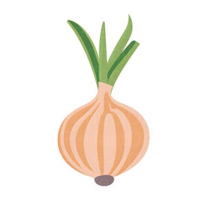 Onion SVG Clipart, Kitchen Vegetable SVG, Onion SVG File for Cricut