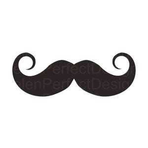 Moustache SVG Clipart, Funny Mustache SVG for Cricut and Crafts