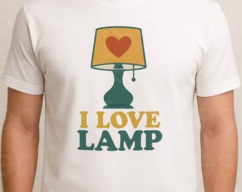 Me encanta Lamp SVG, me encanta Lamp para la camiseta.