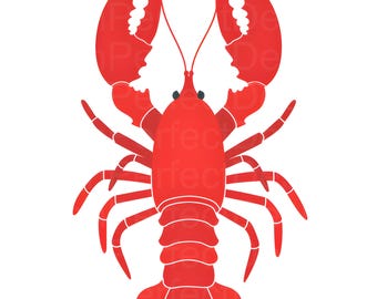 Hummer SVG Clipart, Seafood SVG Design, Hummer SVG-Datei für Cricut und Handwerk