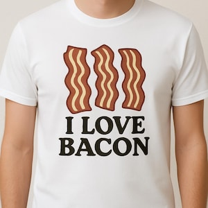 I love becon SVG, I love becon for the t-shirt