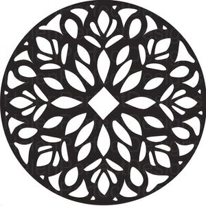 Coaster SVG Clipart, Round Coaster SVG File for Cricut and Crafts