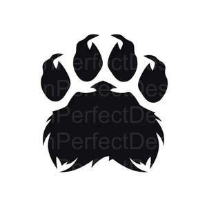 Bear Paw SVG, Animal SVG Design, Bear Paw File for Cricut and Crafts