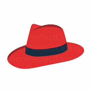 Hat SVG Clipart, Fashion Hat SVG, Hat SVG File for Cricut and Crafts