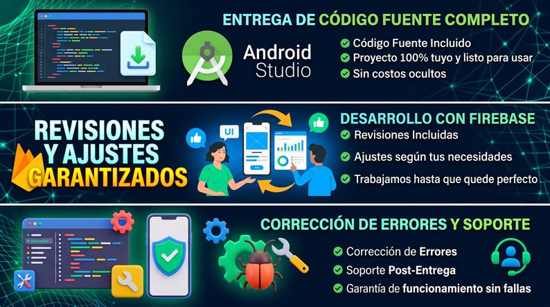 Sviluppo di app Android personalizzate con database Firebase - Software mobile e codice sorgente | Sviluppo di applicazioni Android immagine 2