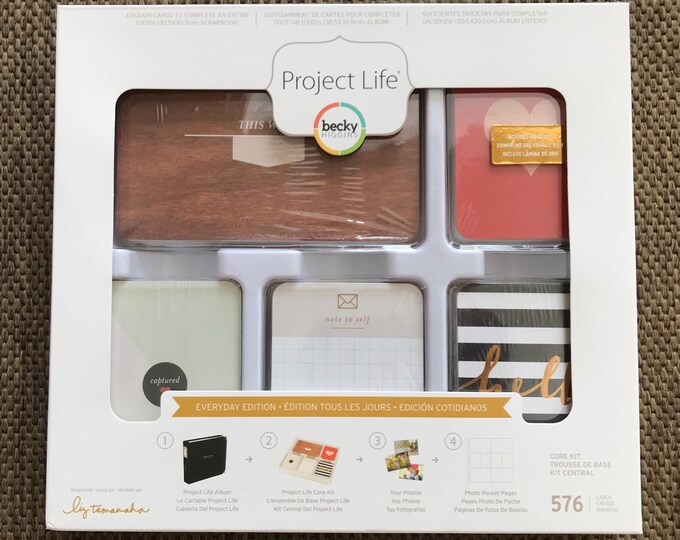 Project Life Core Kit Click EVERYDAY Edition New/free Ship! 576 Cards Project Life Core Kit for ...