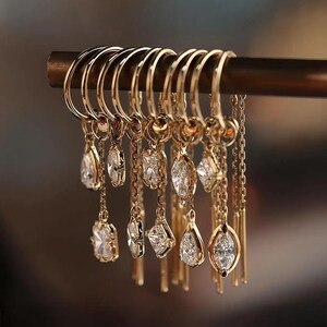 Morph Drop – Five Shape Diamond Drop Charms