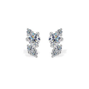 Viora Lume - Small Diamond Stud Earrings