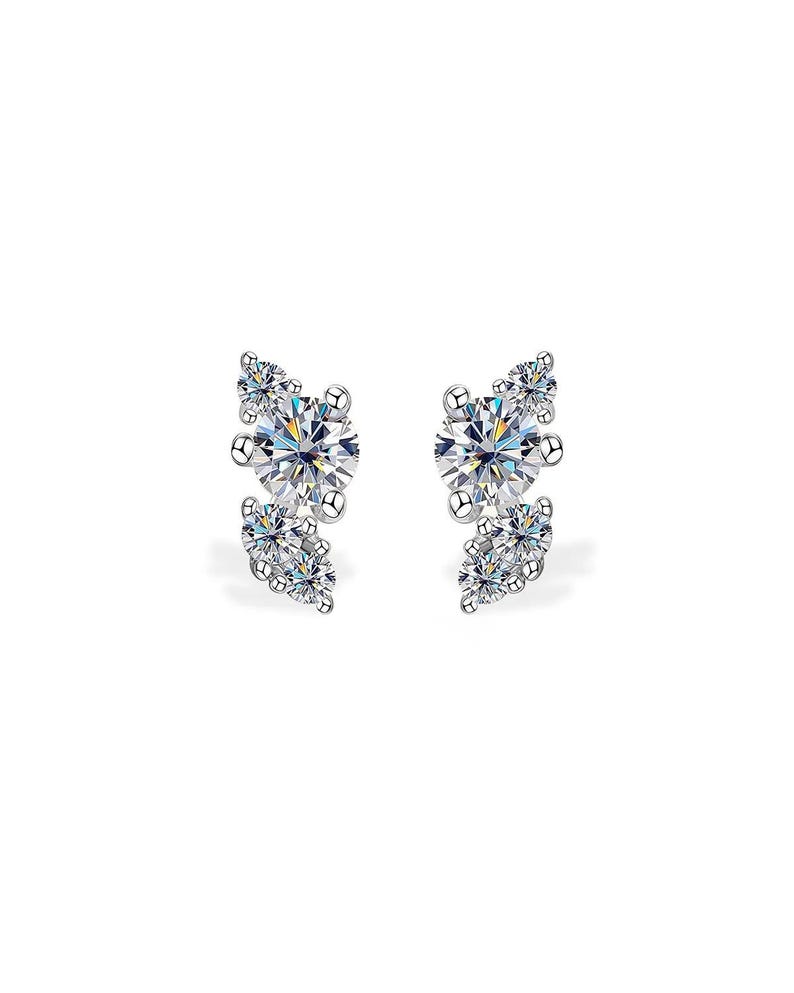 Viora Lume - Small Diamond Stud Earrings