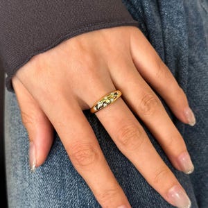 Starglow Band-Star Inspired Minimal Ring