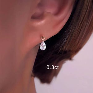 Mira Shapes – Drilled Lab Diamond Stud Earrings