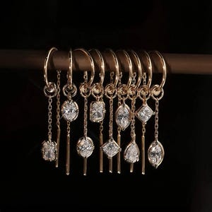 Morph Drop – Five Shape Diamond Drop Charms