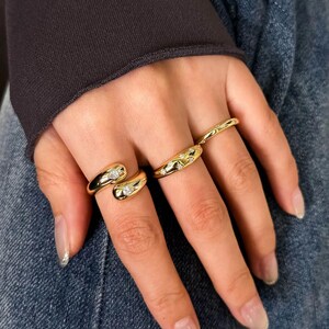 Starglow Band-Star Inspired Minimal Ring