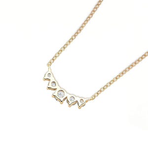 Graduated Moissanite Diamond Necklace for Women-Opreshyne