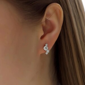 Viora Lume - Small Diamond Stud Earrings
