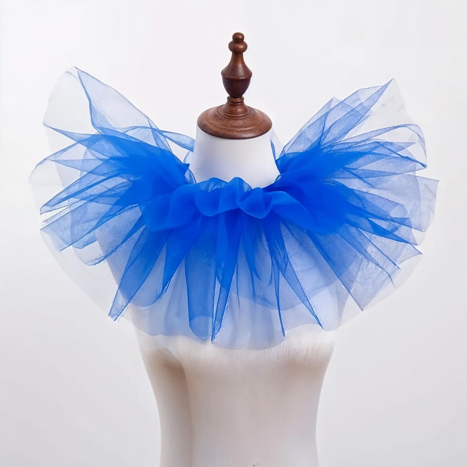 Tulle Clown Circus Collar, Pierrot Collar, Tulle Clown Ruffle, Neck ...
