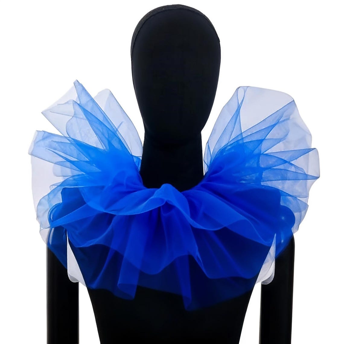 Tulle Clown Circus Collar, Pierrot Collar, Tulle Clown Ruffle, Neck ...