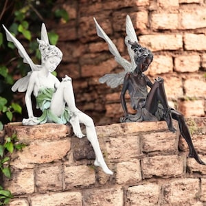 Flower Fairy Statue – Magical Garden Sculpture, Perfect for Outdoor Spaces, Fairy Garden Decor & Thoughtful Gift for Garden Lovers