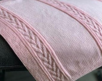 Baby Blanket Knitting Pattern: Easy Newborn Gift (Instant PDF Download in English)