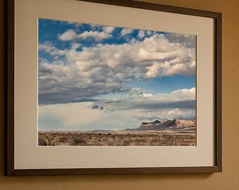 The Captain – Big Bend Desert Mountain Landscape Print | West Texas Nature Photography | Chihuahuan Desert Wall Art