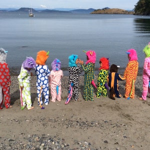 Design Your Own Monster Costume: Fleece Suit & Tail (Sizes 5-10)