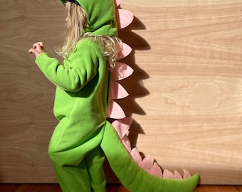 Dinosaur Halloween Costume Toddler Boy Halloween Costume, Toddler Girl Halloween Costume, Green and Pink Dinosaur kids costume