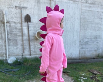 Dinosaur Halloween Costume Pink Dinosaur Toddler Girl Halloween Costume, kids costumes