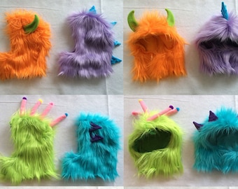 Fantasia de Monstro Infantil com Capuz: Ideal para o Halloween, de 1 a 10 anos