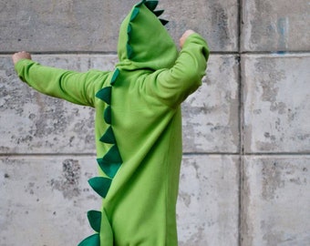 Dinosaur Costume Adult Onesie Halloween Costume Zip Front Unisex Jumpsuit Kigu