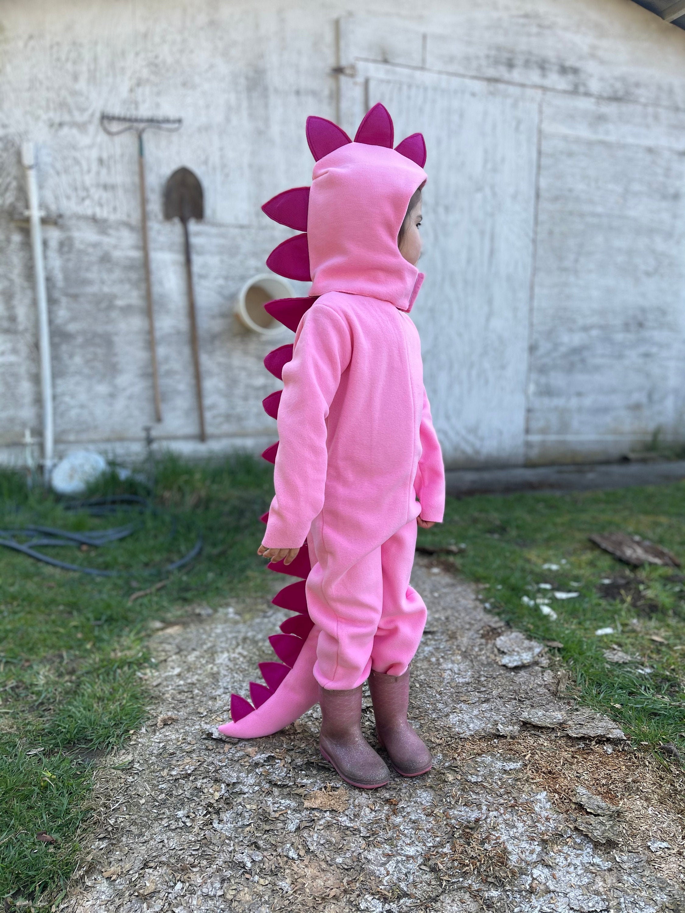 Dinosaur Halloween Costume Pink ...