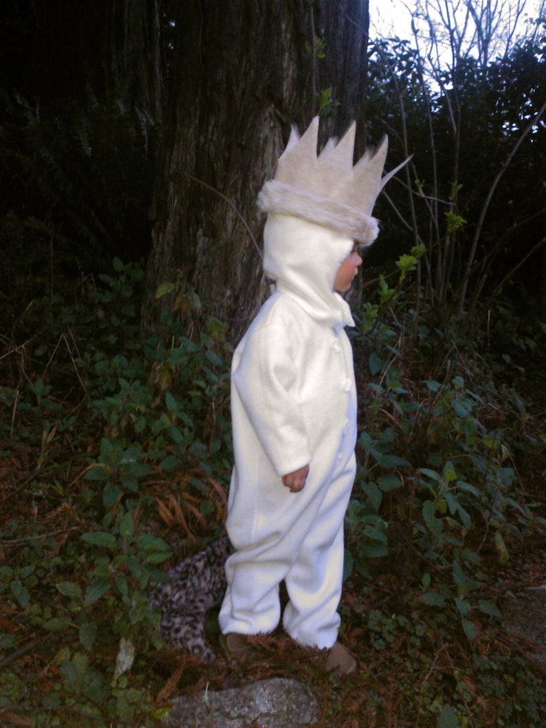 Max Where the Wild Things are Halloween Costume Wild Things MAX Kids Costume for Boys, children, toddler suit and hood image 3