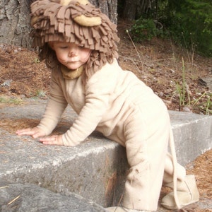 Lion Costume, Toddler Boy Halloween Costume, Toddler Girl Costume, kids Costume, Complete Children's Costume image 4