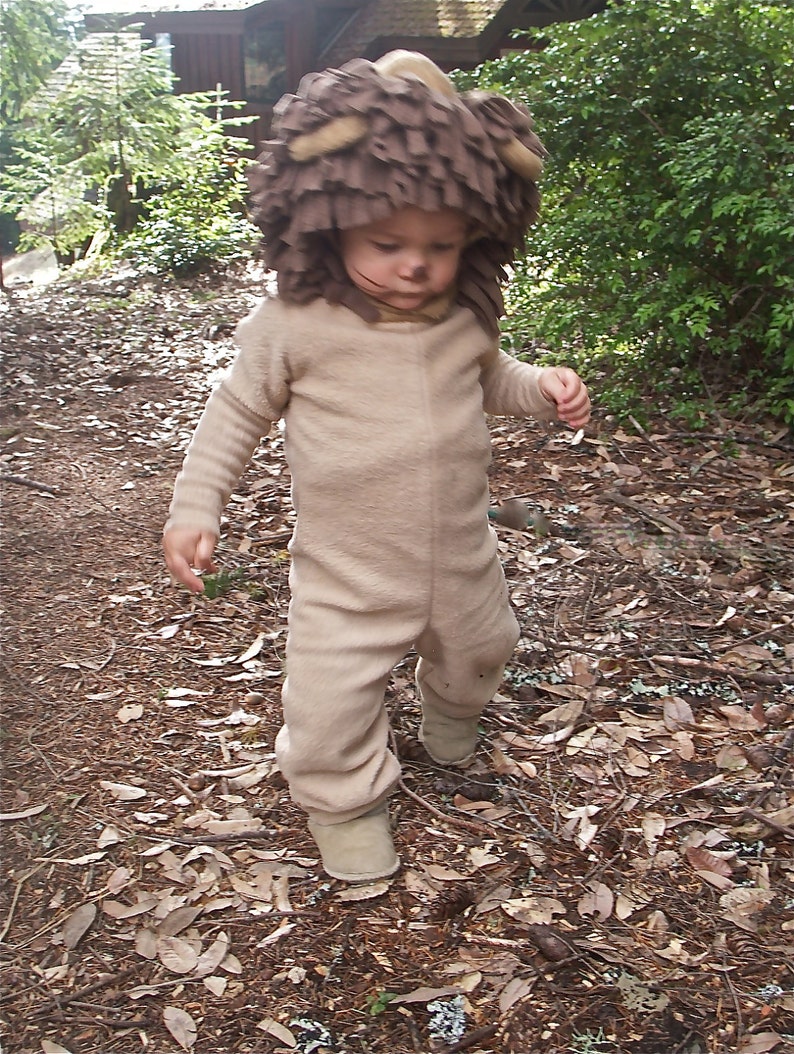 Lion Costume, Toddler Boy Halloween Costume, Toddler Girl Costume, kids Costume, Complete Children's Costume image 6