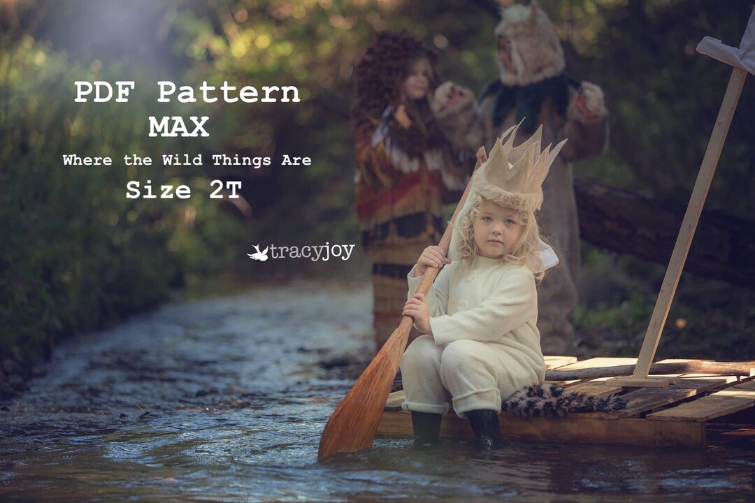 PDF Costume Pattern Max Size 2T - Etsy