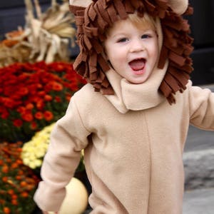 Lion Costume, Toddler Boy Halloween Costume, Toddler Girl Costume, kids Costume, Complete Children's Costume image 3