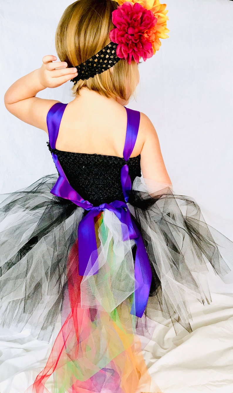 Skeleton Costume Toddler Girl Halloween Costume Tutu Halter Etsy