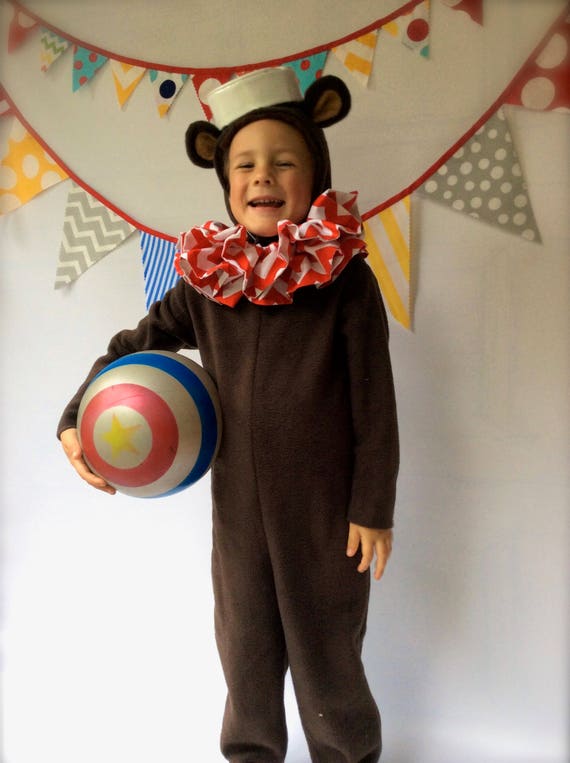 Bear Halloween Costume Circus Bear With Hat and Collar Kids Costume for  Boys, Girls, Toddler, Children, Unisex 