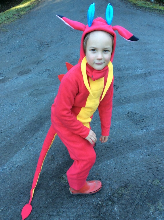 Kids costume Halloween Dragon Mushu the dragon Milan children's Halloween costume Il_570xn